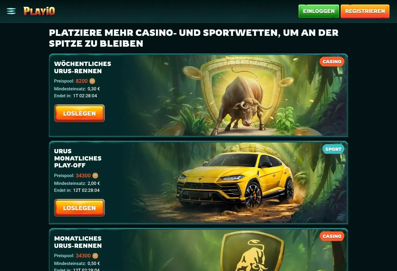 Beliebte Slots für deutsche Spieler bei Playio